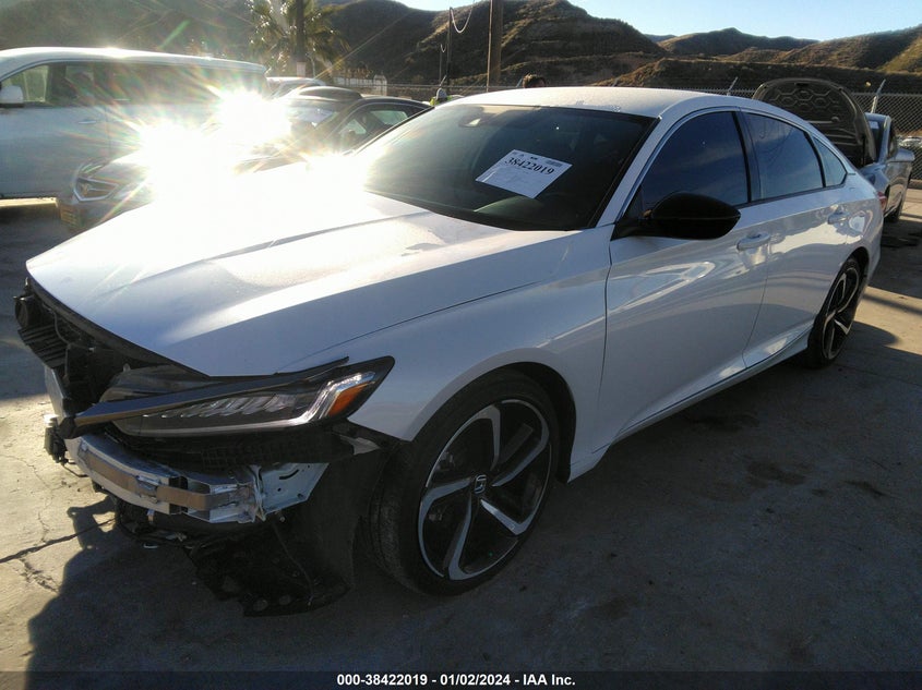 VIN 1HGCV1F32NA008089 2022 HONDA ACCORD SPORT