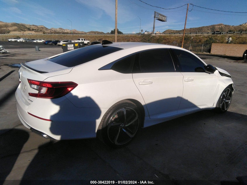 VIN 1HGCV1F32NA008089 2022 HONDA ACCORD SPORT