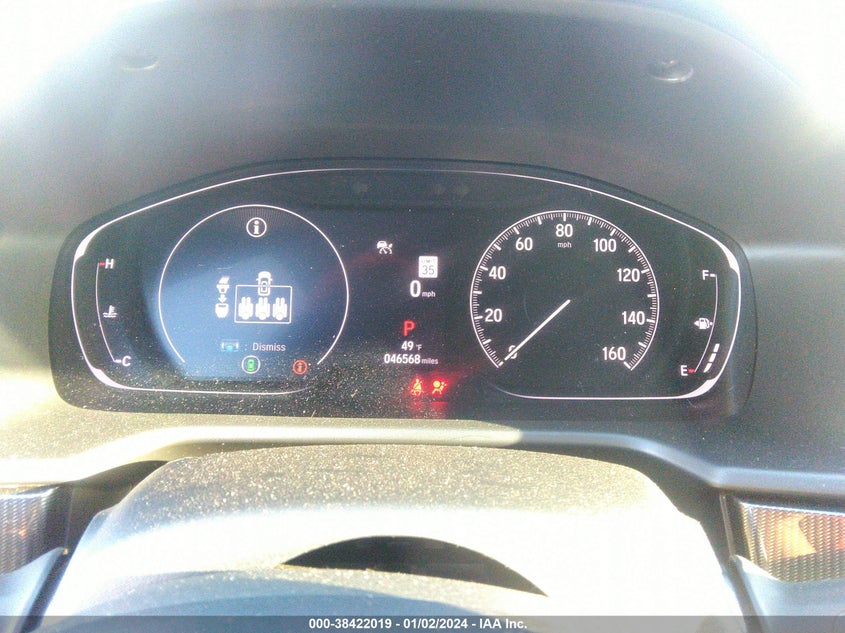 VIN 1HGCV1F32NA008089 2022 HONDA ACCORD SPORT