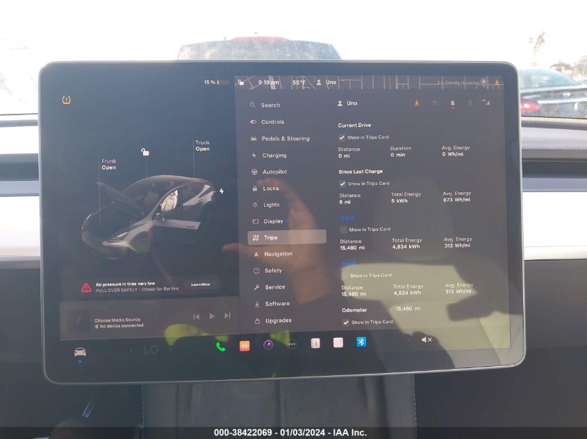 2022 TESLA MODEL Y PERFORMANCE DUAL MOTOR ALL-WHEEL DRIVE - 7SAYGDEF4NF524136