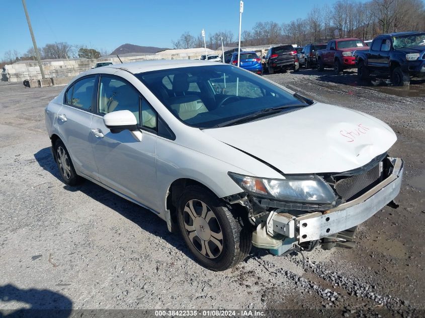 2015 HONDA CIVIC HYBRID - 19XFB4F37FE001188