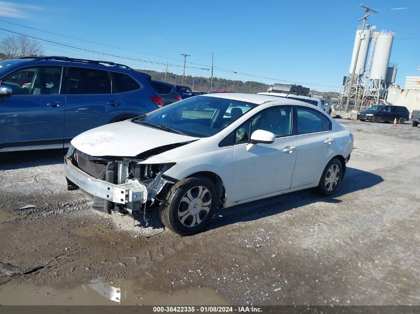2015 HONDA CIVIC HYBRID - 19XFB4F37FE001188