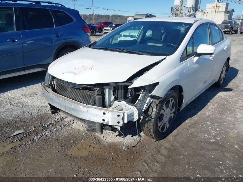 2015 HONDA CIVIC HYBRID - 19XFB4F37FE001188