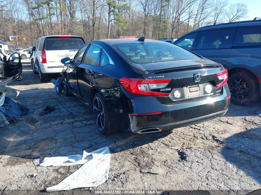 VIN 1HGCV1F38KA111951 2019 HONDA ACCORD SPORT