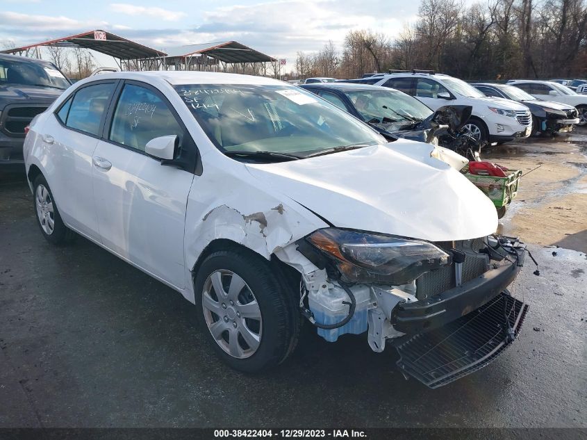 2019 TOYOTA COROLLA LE - 2T1BURHE6KC140581