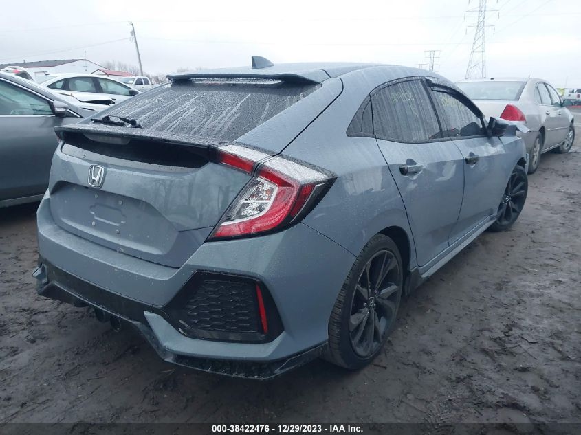 2019 HONDA CIVIC SPORT - SHHFK7H43KU219008