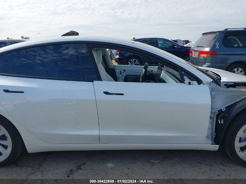 2022 TESLA MODEL 3 - 5YJ3E1EB8NF223310