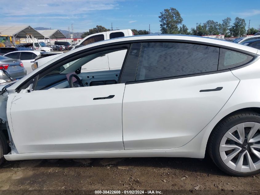 2022 TESLA MODEL 3 - 5YJ3E1EB8NF223310