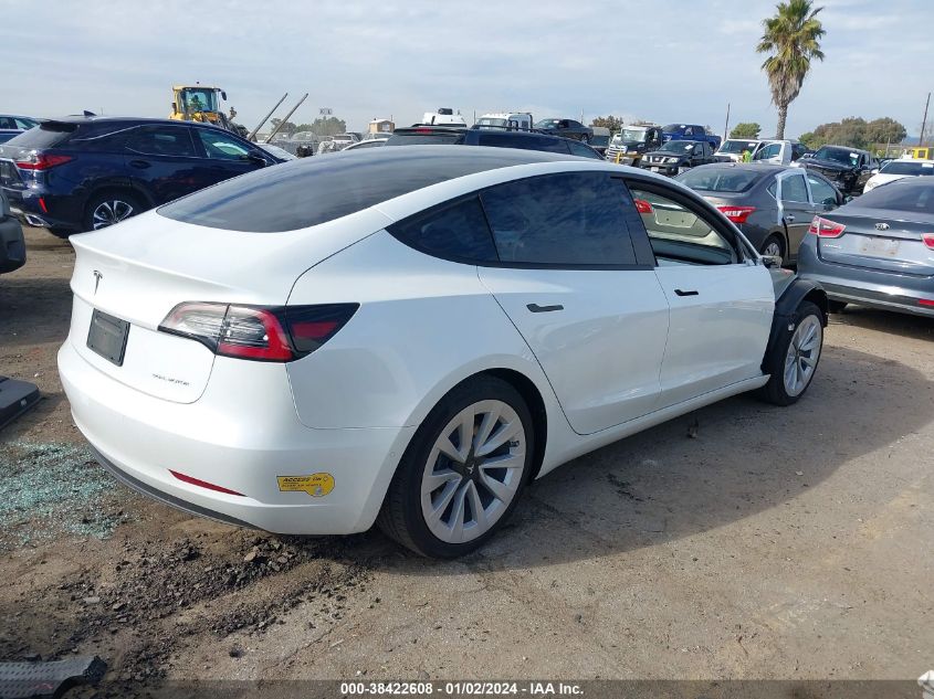 2022 TESLA MODEL 3 - 5YJ3E1EB8NF223310