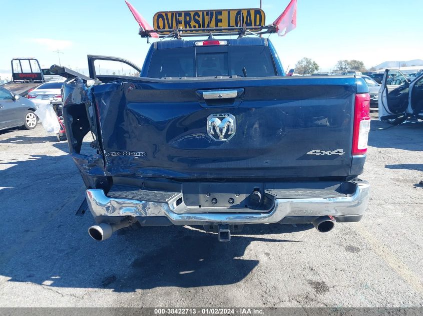 2019 RAM 1500 BIG HORN/LONE STAR - 1C6SRFBT2KN744866