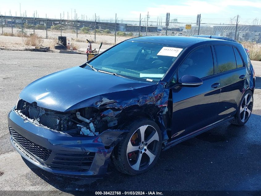2015 VOLKSWAGEN GOLF GTI 2.0T AUTOBAHN 4-DOOR - 3VW4T7AU6FM038063
