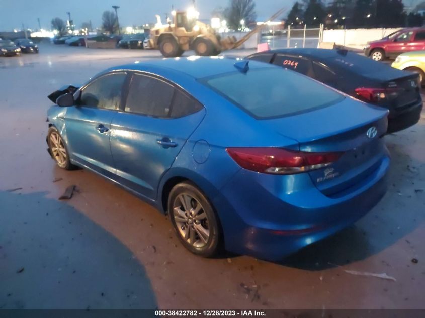 2018 HYUNDAI ELANTRA SEL - 5NPD84LF6JH246167