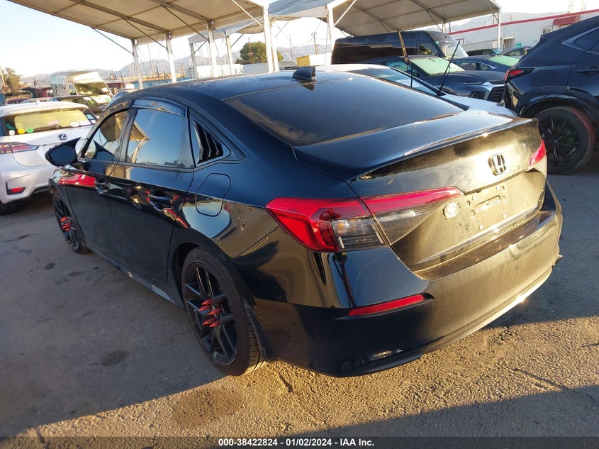 VIN 2HGFE2F50NH592191 2022 HONDA CIVIC SPORT