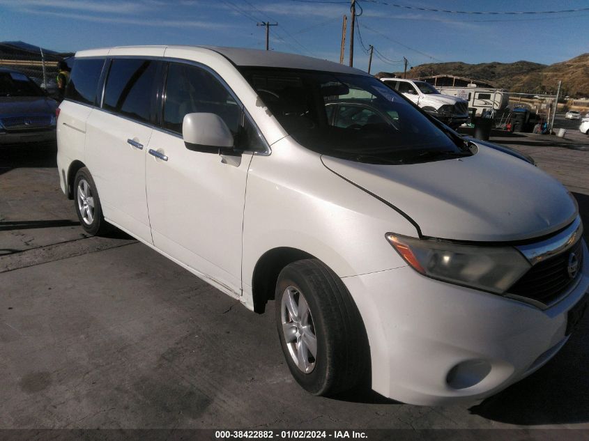 2013 NISSAN QUEST SV - JN8AE2KP9D9060649