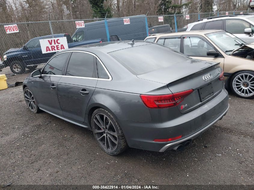 WAUB4AF43JA002251 2018 AUDI S4, photo no. 3