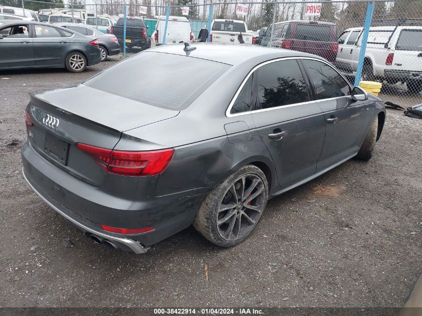 WAUB4AF43JA002251 2018 AUDI S4, photo no. 4