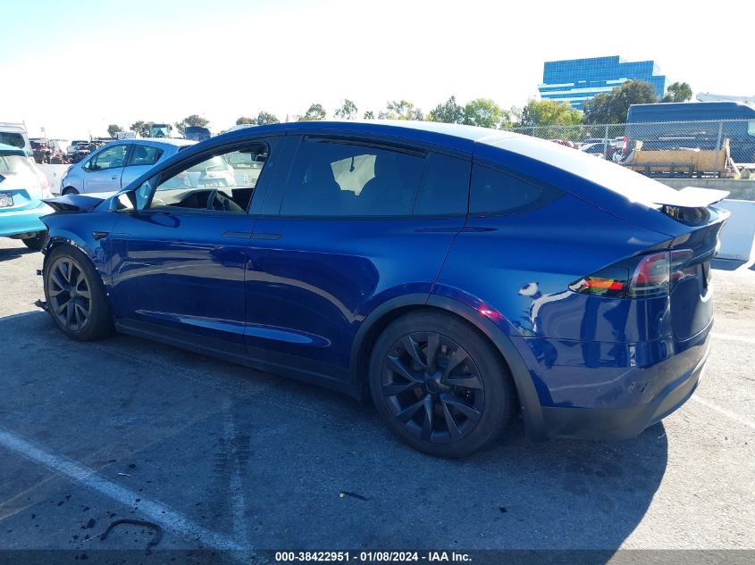 2022 TESLA MODEL X - 7SAXCDE57NF361917