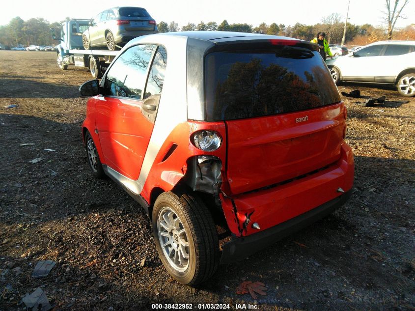 2013 SMART FORTWO PASSION/PURE WMEEJ3BAXDK613118