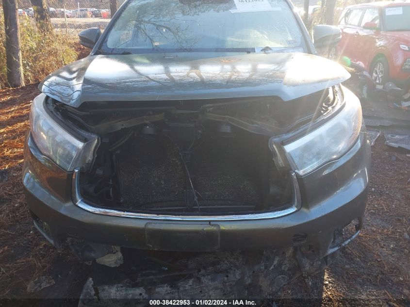 2016 TOYOTA HIGHLANDER LIMITED/LTD PLATINUM - 5TDDKRFH4GS341129