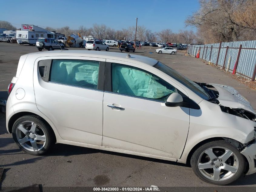 2013 CHEVROLET SONIC LTZ MANUAL - 1G1JF6SB6D4252623