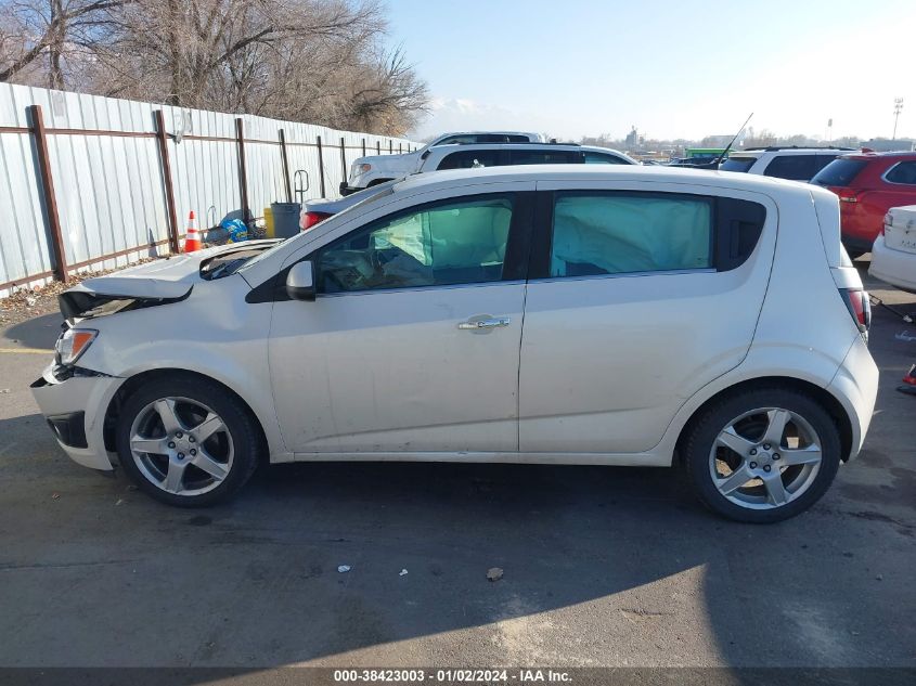 2013 CHEVROLET SONIC LTZ MANUAL - 1G1JF6SB6D4252623