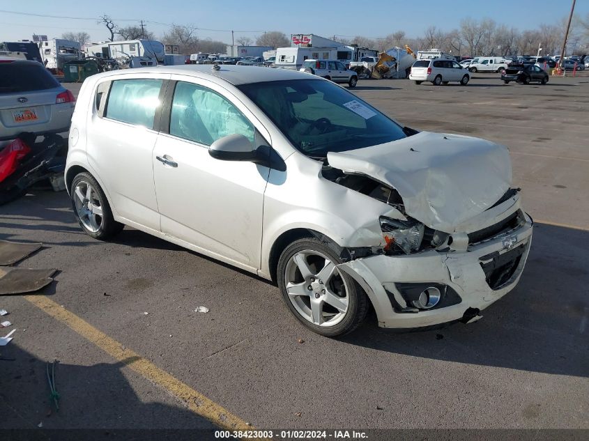 2013 CHEVROLET SONIC LTZ MANUAL - 1G1JF6SB6D4252623