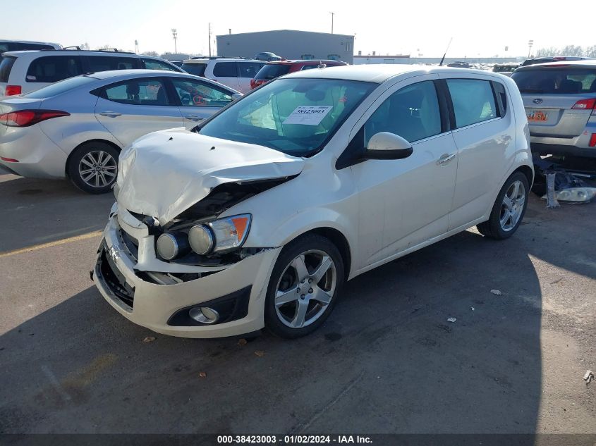 2013 CHEVROLET SONIC LTZ MANUAL - 1G1JF6SB6D4252623