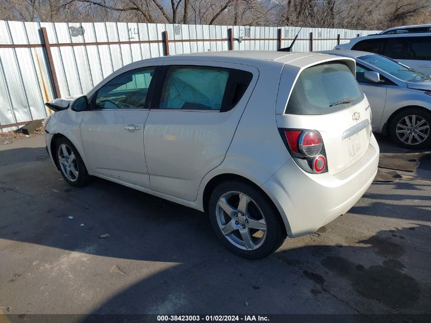 2013 CHEVROLET SONIC LTZ MANUAL - 1G1JF6SB6D4252623