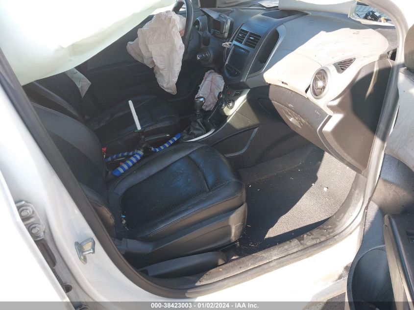 2013 CHEVROLET SONIC LTZ MANUAL - 1G1JF6SB6D4252623