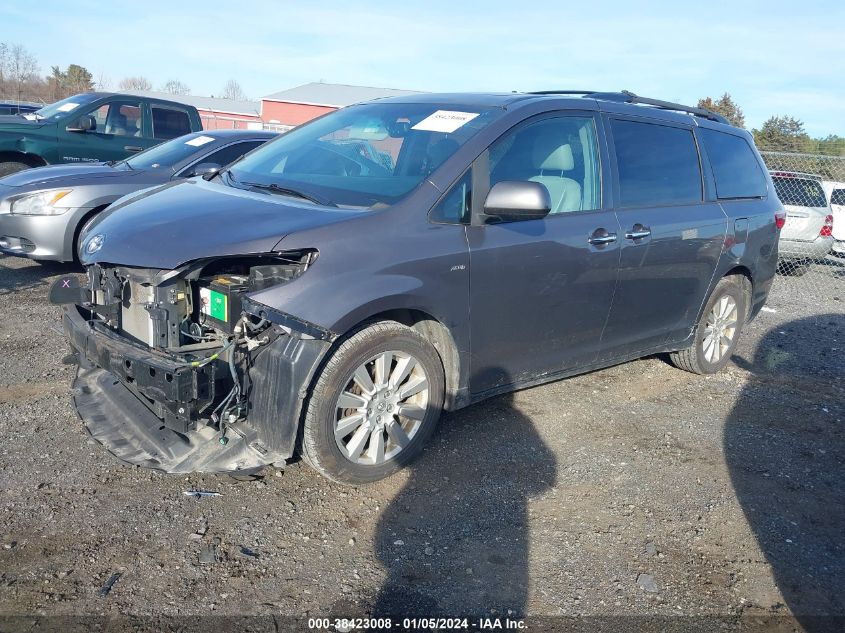 5TDDZ3DC2HS147894 2017 TOYOTA SIENNA, photo no. 2