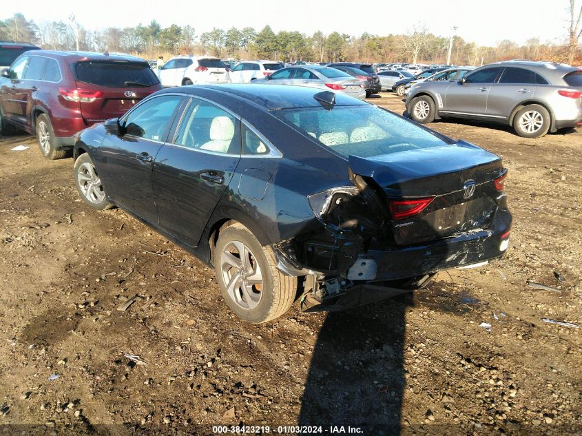 2019 HONDA INSIGHT EX - 19XZE4F57KE012966