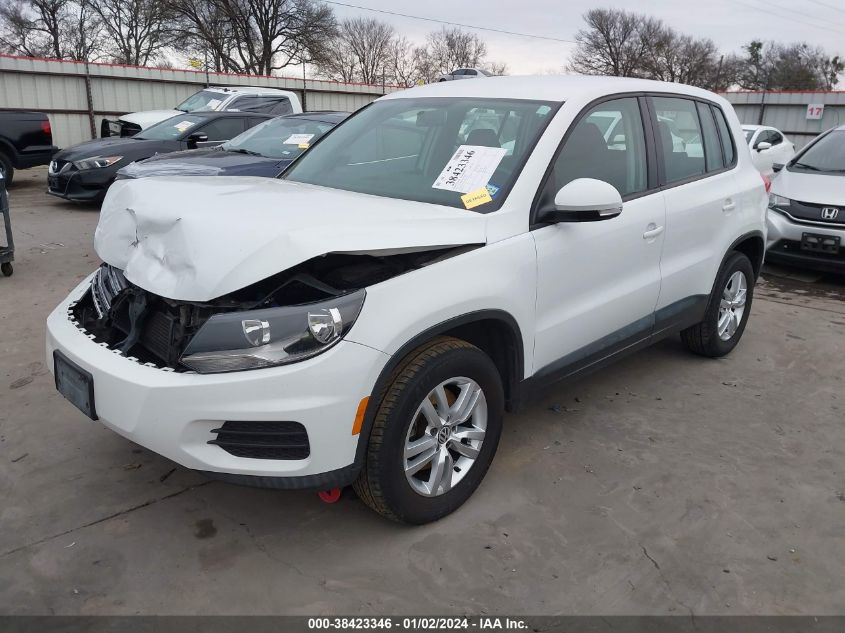 2014 VOLKSWAGEN TIGUAN S/SE/SEL/R-LINE - WVGAV3AX0EW601637