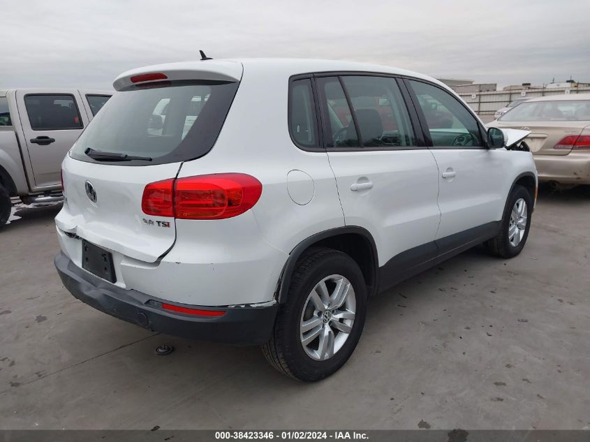 2014 VOLKSWAGEN TIGUAN S/SE/SEL/R-LINE - WVGAV3AX0EW601637