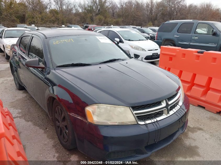 2013 DODGE AVENGER SE - 1C3CDZAG1DN683924