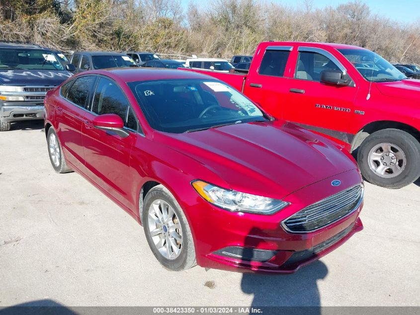 2017 FORD FUSION SE - 3FA6P0HD0HR322040