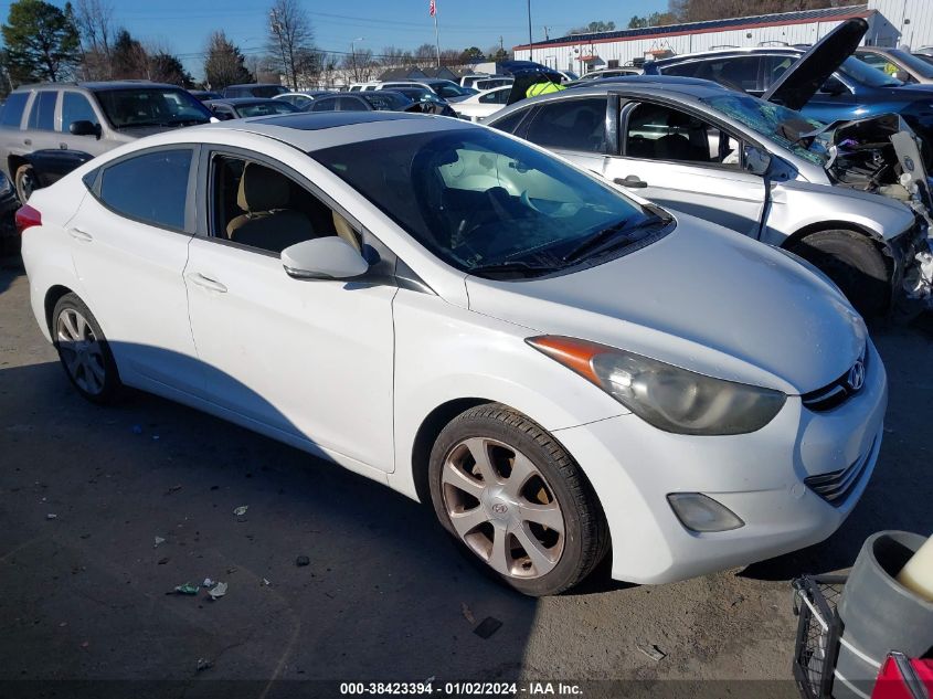 Lot #2539237778 2011 HYUNDAI ELANTRA LIMITED salvage car