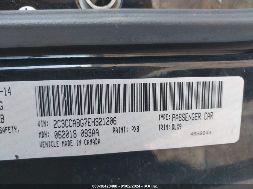 2014 CHRYSLER 300 300S - 2C3CCABG7EH321206