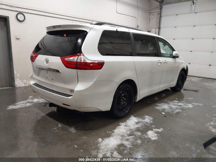 2015 TOYOTA SIENNA XLE/LIMITED - 5TDDK3DC1FS117982