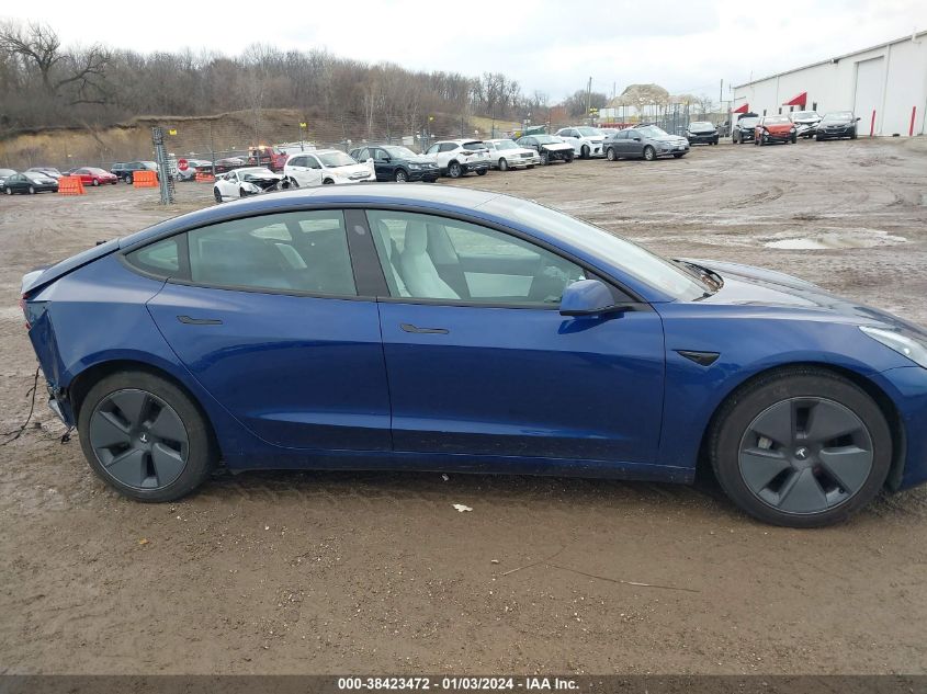 2021 TESLA MODEL 3 STANDARD RANGE PLUS REAR-WHEEL DRIVE - 5YJ3E1EA8MF921864