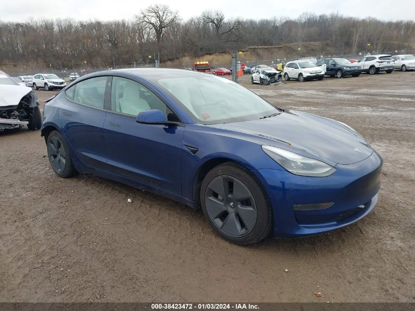 2021 TESLA MODEL 3 STANDARD RANGE PLUS REAR-WHEEL DRIVE - 5YJ3E1EA8MF921864