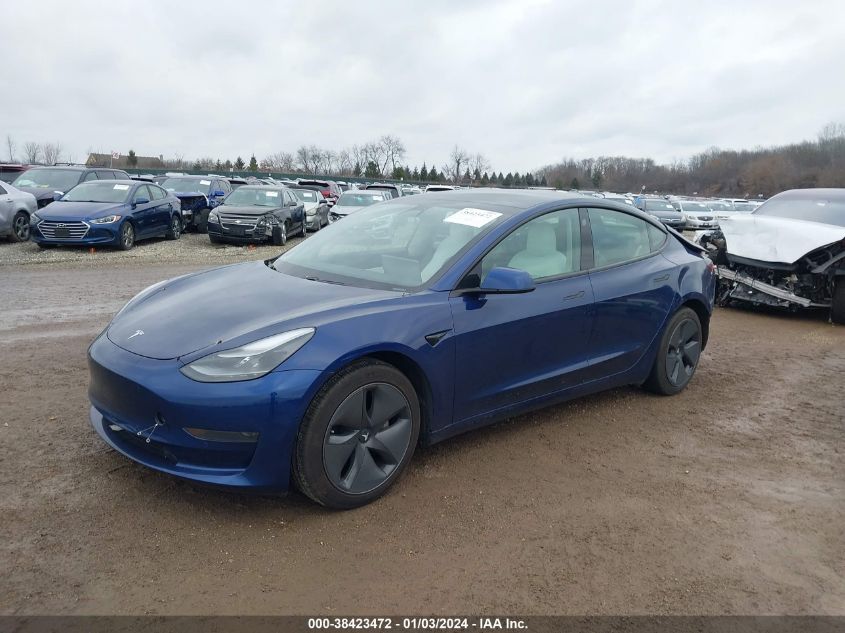 2021 TESLA MODEL 3 STANDARD RANGE PLUS REAR-WHEEL DRIVE - 5YJ3E1EA8MF921864