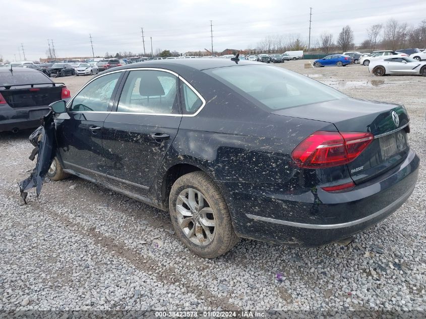 2017 VOLKSWAGEN PASSAT 1.8T S - 1VWAT7A3XHC009387