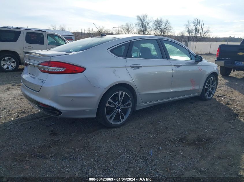 2017 FORD FUSION TITANIUM - 3FA6P0D95HR121137