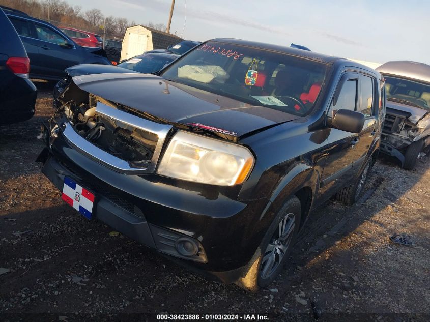 2013 HONDA PILOT LX - 5FNYF3H26DB014680