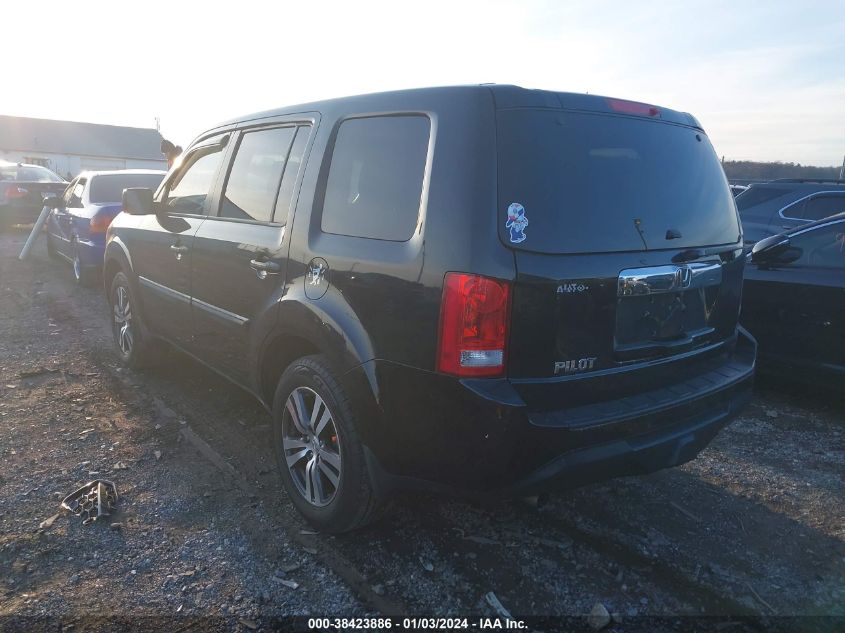 2013 HONDA PILOT LX - 5FNYF3H26DB014680