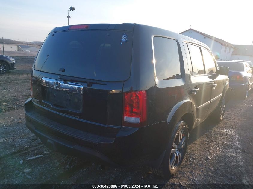 2013 HONDA PILOT LX - 5FNYF3H26DB014680