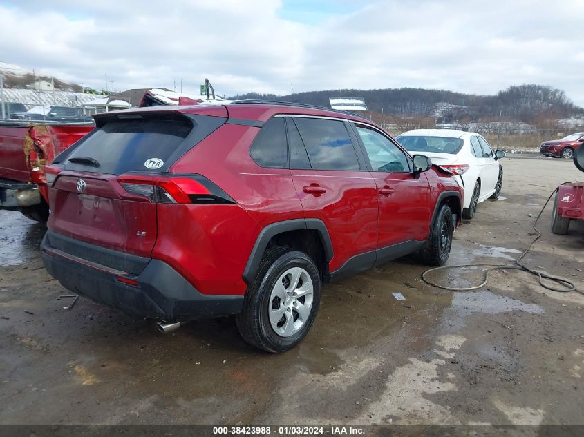 2021 TOYOTA RAV4 LE - 2T3H1RFV5MW163011