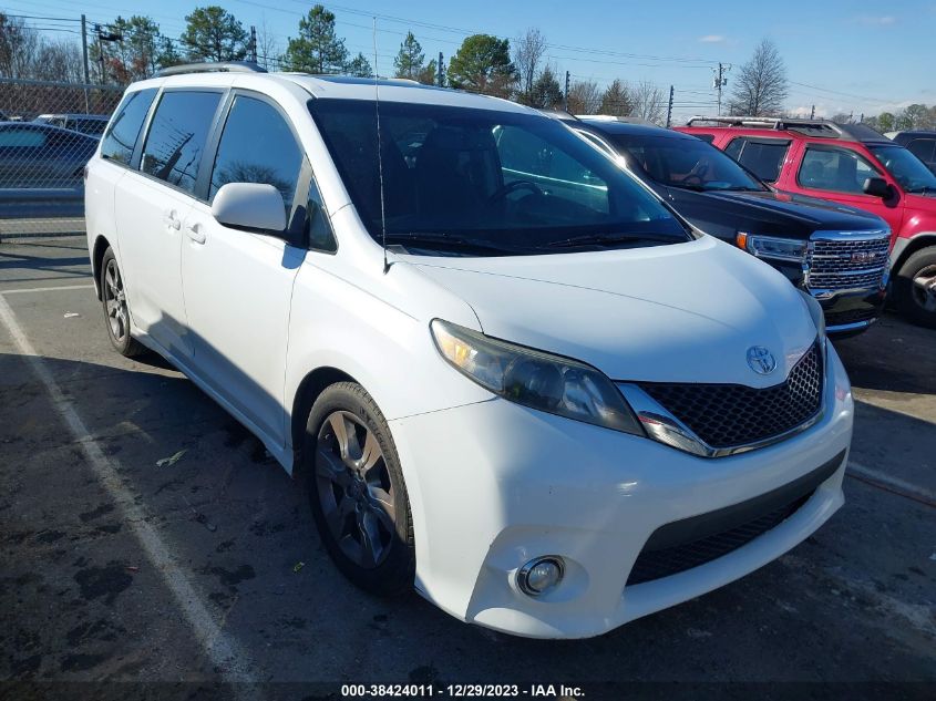 5TDXK3DC0CS188602 2012 TOYOTA SIENNA, photo no. 1