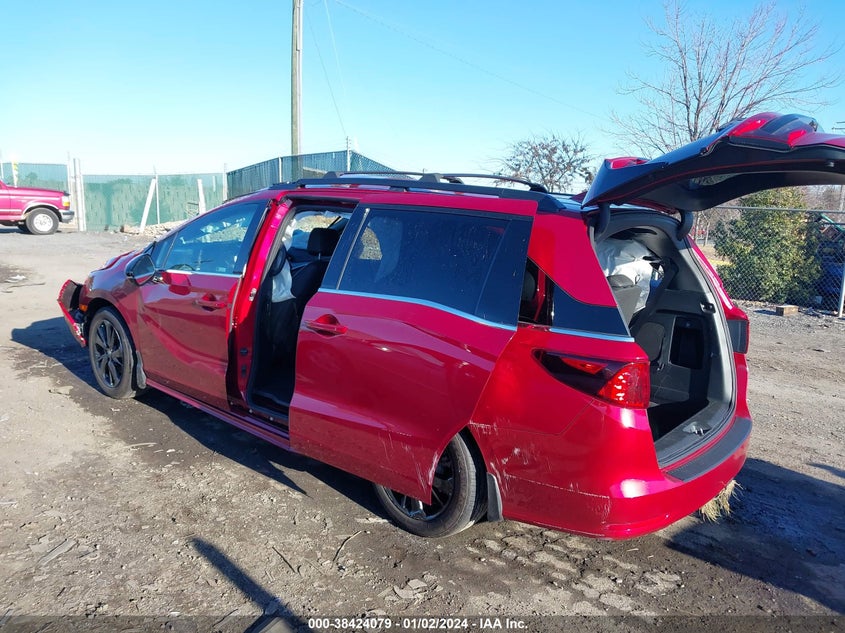VIN 5FNRL6H72PB009782 2023 HONDA ODYSSEY SPORT