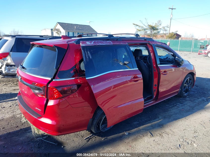 VIN 5FNRL6H72PB009782 2023 HONDA ODYSSEY SPORT